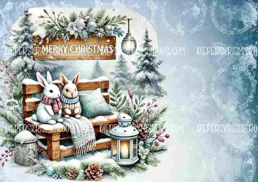 Christmas with some colour A3 Blank