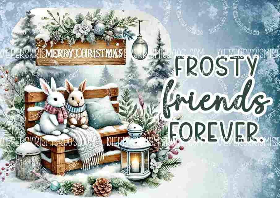 Christmas with some colour A3 English