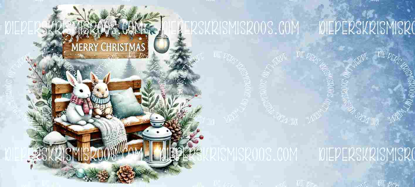 Christmas with some colour Mugwrap Blank