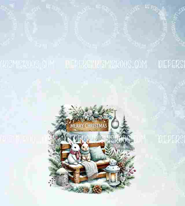 Christmas with some colour Slabwrap Blank