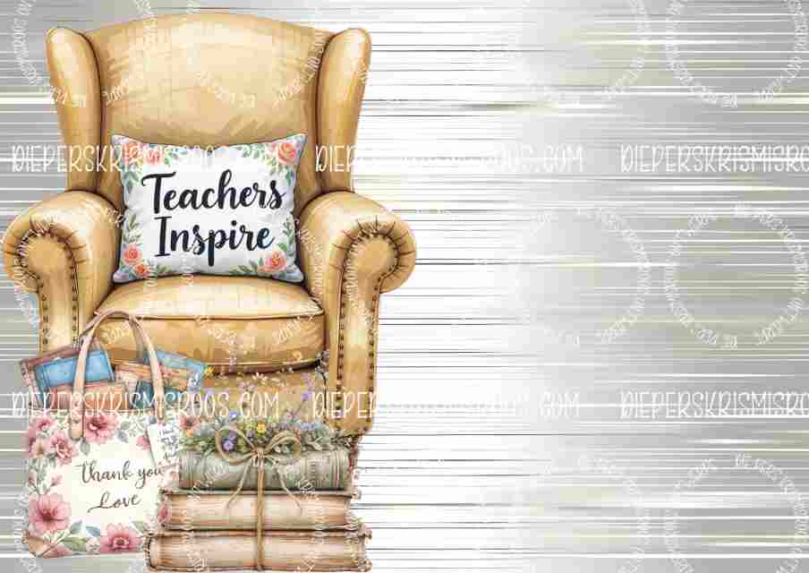 Teacher thank you set A0 Blank