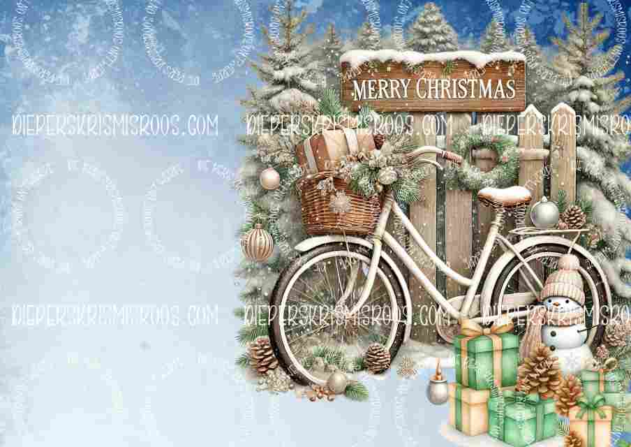 Christmas with some colour A3 Blank