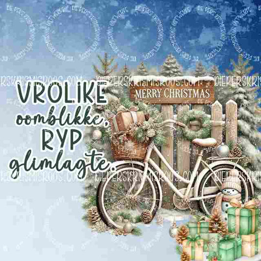 Christmas with some colour Block Afrikaans