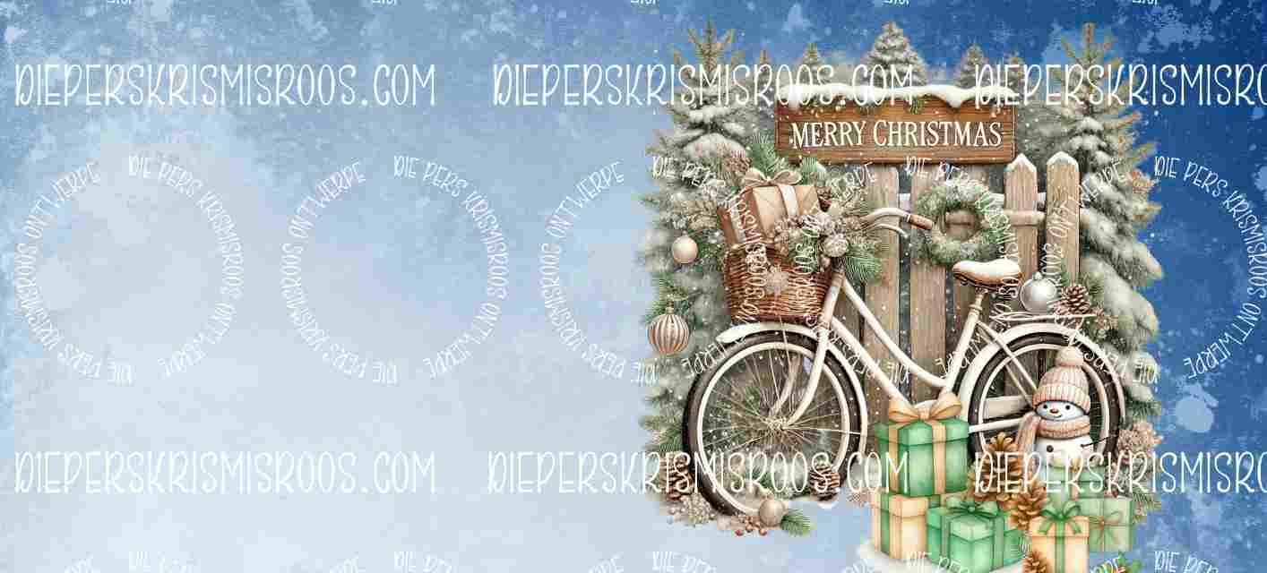 Christmas with some colour Mugwrap Blank