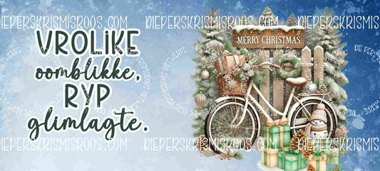 Christmas with some colour Mugwrap Afrikaans