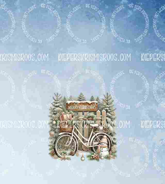 Christmas with some colour Slabwrap Blank