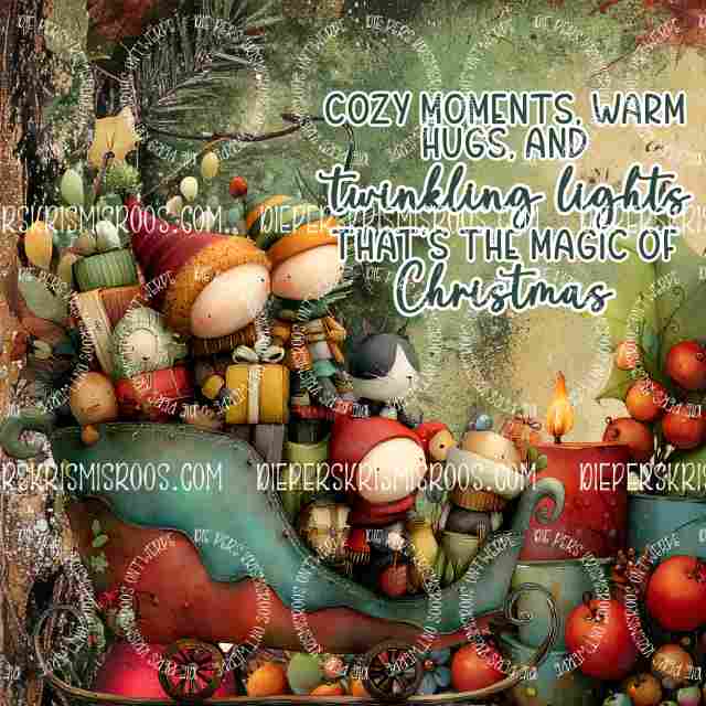 Vintage Christmas Block English