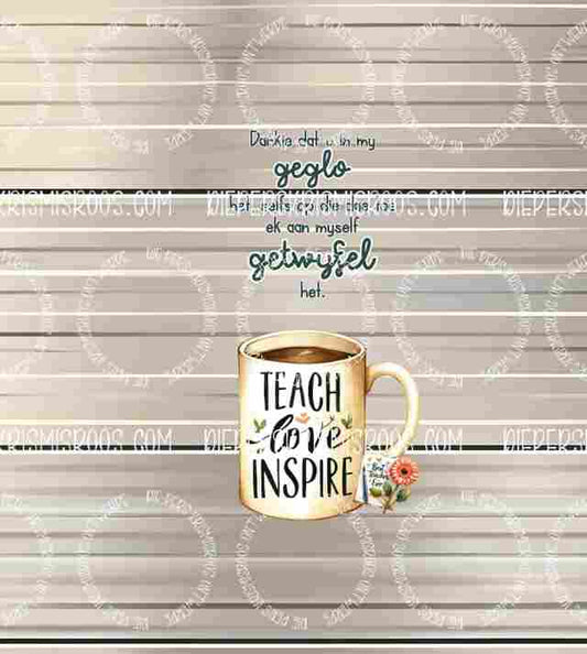 Teacher thank you set Slabwrap Afrikaans