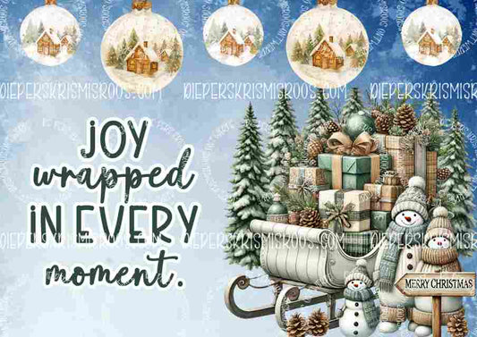 Christmas with some colour A3 English