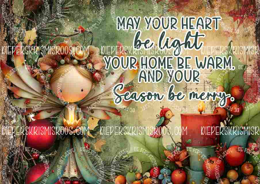 Vintage Christmas A3 English