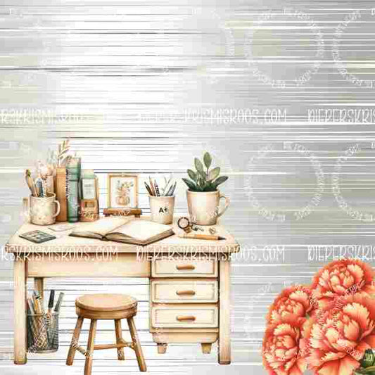 Teacher thank you set Block 1x1 Blank