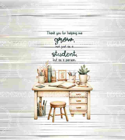 Teacher thank you set Slabwrap English