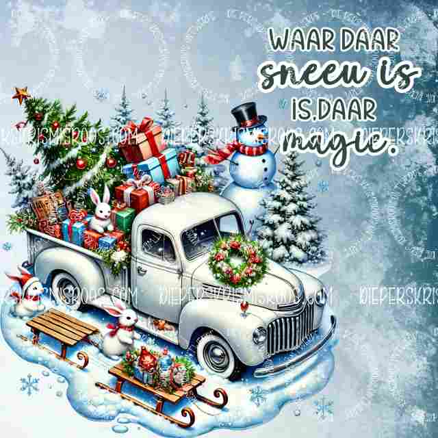 Christmas with some colour Block Afrikaans