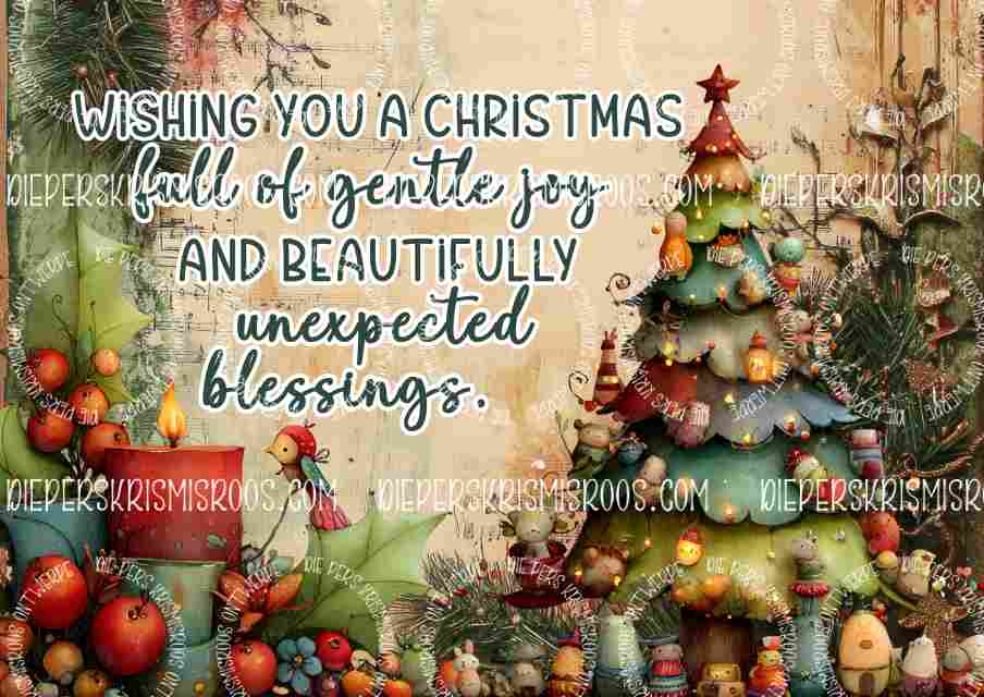 Vintage Christmas A3 English