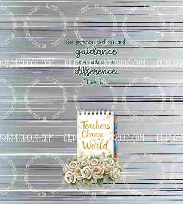 Teacher thank you set Slabwrap English