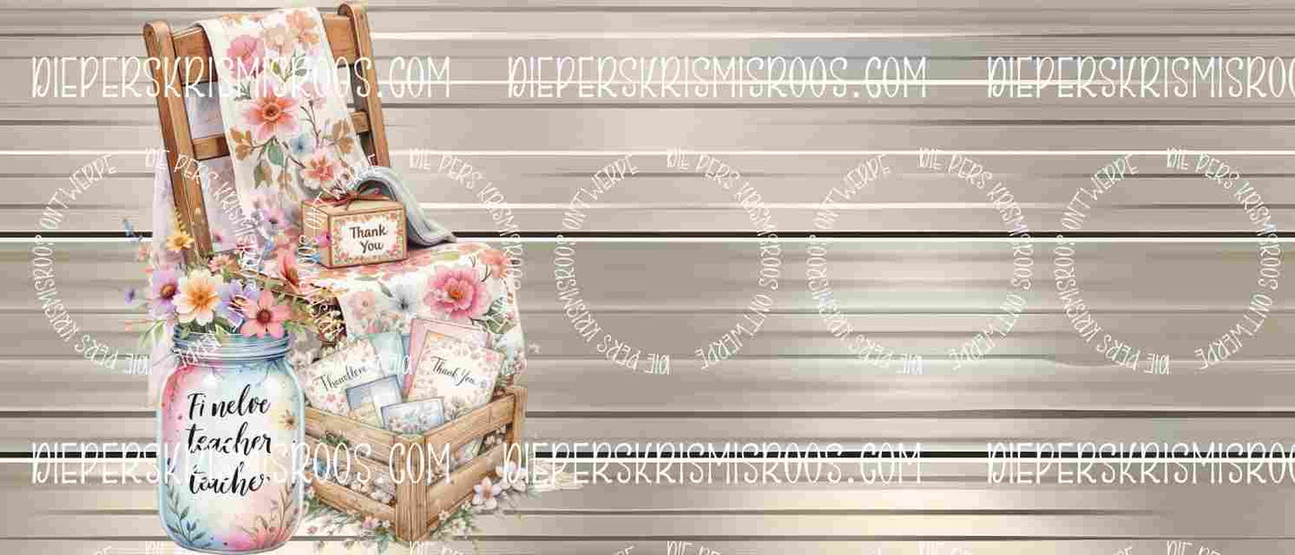 Teacher thank you set Mugwrap Blank