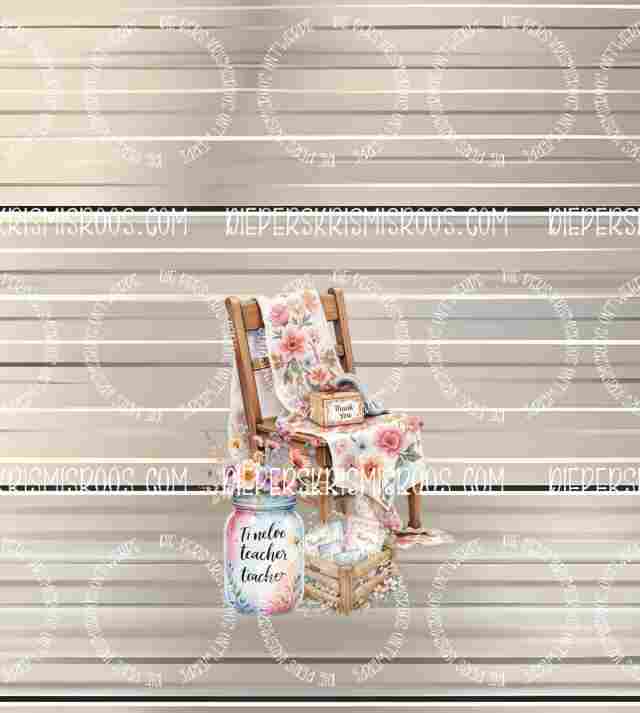 Teacher thank you set Slabwrap Blank