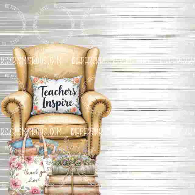 Teacher thank you set Block 1x1 Blank